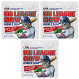 Big League Chew Original Bubble Gum 3-Pack - 2.12oz Packets - Original Baseball Gum - Big League Chew Baseball Candy Set for Treats, Party Favors