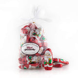 2 LBS of Christmas Chocolate Mini Santas Wrapped In Christmas Italian Foil - Thompson Premium Milk Santa Chocolate