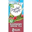Crystal Light Sugar-Free Raspberry Green Tea Naturally Flavored Powdered Drink Mix One Cannister containing 5 Pitcher Packets