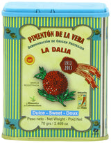 La Dalia Sweet Smoked Paprika Powder, Authentic Spanish Pimentón de la Vera, DOP Certified, Rich Color and Smoky Flavor, Perfect for Chicken, Meat