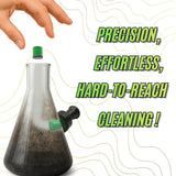 The Magic Cleaner Magnetic Glass Cleaner Kit |Mini, 12mm Size | For Water Pipes, Vases, Windows, Aquariums, Small, & all Shapes & Sizes | Cleans Hard