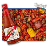 Crystal Louisiana's Pure Hot Sauce, Extra Hot - 6 oz Bottle, Low Sodium, Low Fat, All Natural - Fiery Cajun Cayenne Pepper Sauce