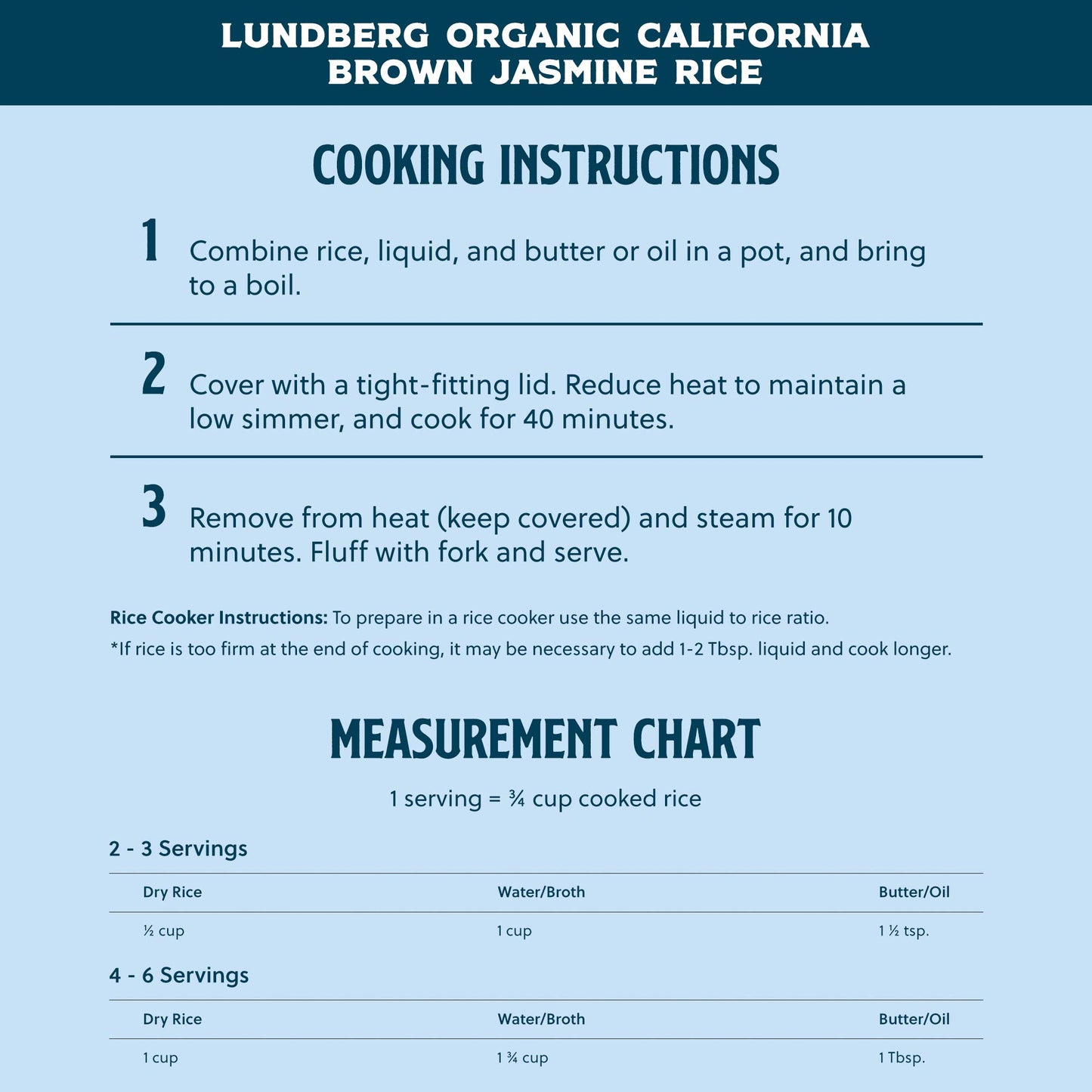 Lundberg Family Farms - Organic California Brown Jasmine Rice, Herbaceous Scent, Clings When Cooked, Bulk Rice, 100% Whole Grain, Gluten-Free, Non-GMO, USDA Certified Organic, Vegan (25 lb)