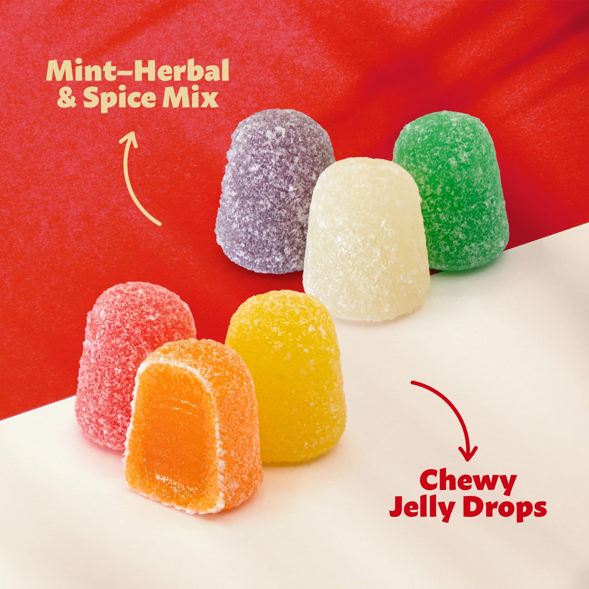 Spice Drops 2 Pound Bag | Spiced Gum Drops Candy in Assorted Flavors | Old Fashioned Holiday Candy | Spearmint, Wintergreen, Peppermint, Clove, Anise