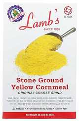 Vaszu Lamb's Stone Ground Yellow Cornmeal 2 lb (Pack of 1)
