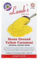 Vaszu Lamb's Stone Ground Yellow Cornmeal 2 lb (Pack of 1)