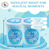 CHOCOLATE STORYBOOK Gourmet Flavored Cotton Candy - Unique Idea for Holidays, Birthdays, Gag Gifts, Party Favors (Blue Raspberry, 1.75 oz Each