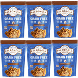 Paleonola Cinnamon Blueberry Grain Free Granola, 10 Oz Resealable Bag (Pack of 6) - Grainless Paleo Granola Blended w/Dried Coconut & Blueberries