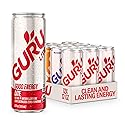 GURU Organic Energy Drinks Variety Pack, Clean Energy Drink with Plant Based Natural Caffeine from Green Tea, Gluten Free and Vegan, 140MG Caffeine
