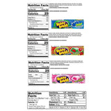 Gum Variety 8 Pack- Including 2 Packs Each of 4 Flavors- Max Strawberry Watermelon, Sour Blue Raspberry, Outrageous Original, and Juicy Fruit Original