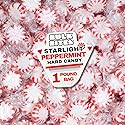 Starlight Peppermint Candy, 1 Pound Bulk Bag (Approx. 85 pcs.) | Individually Wrapped Mints | Starlite Mints for Office Bowls, Holiday Parties & Candy