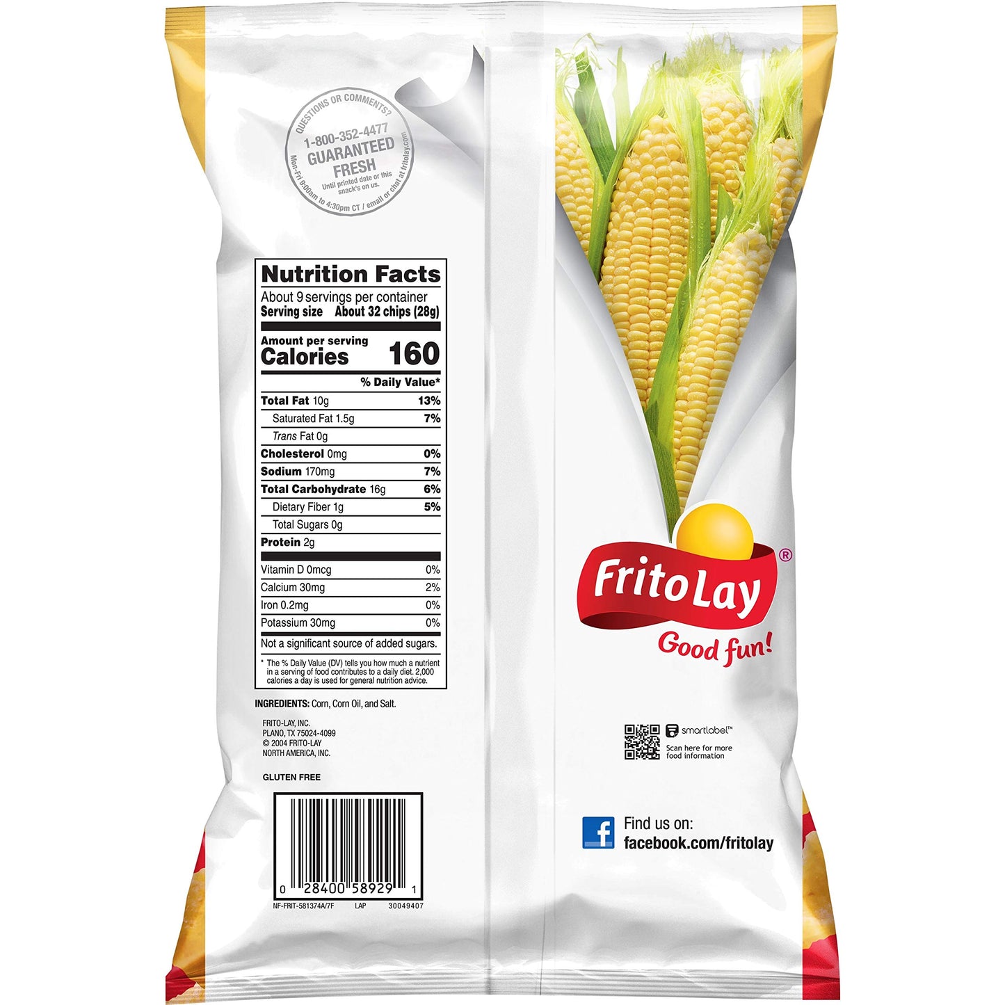 Fritos Original Corn Chips, 9.25 oz