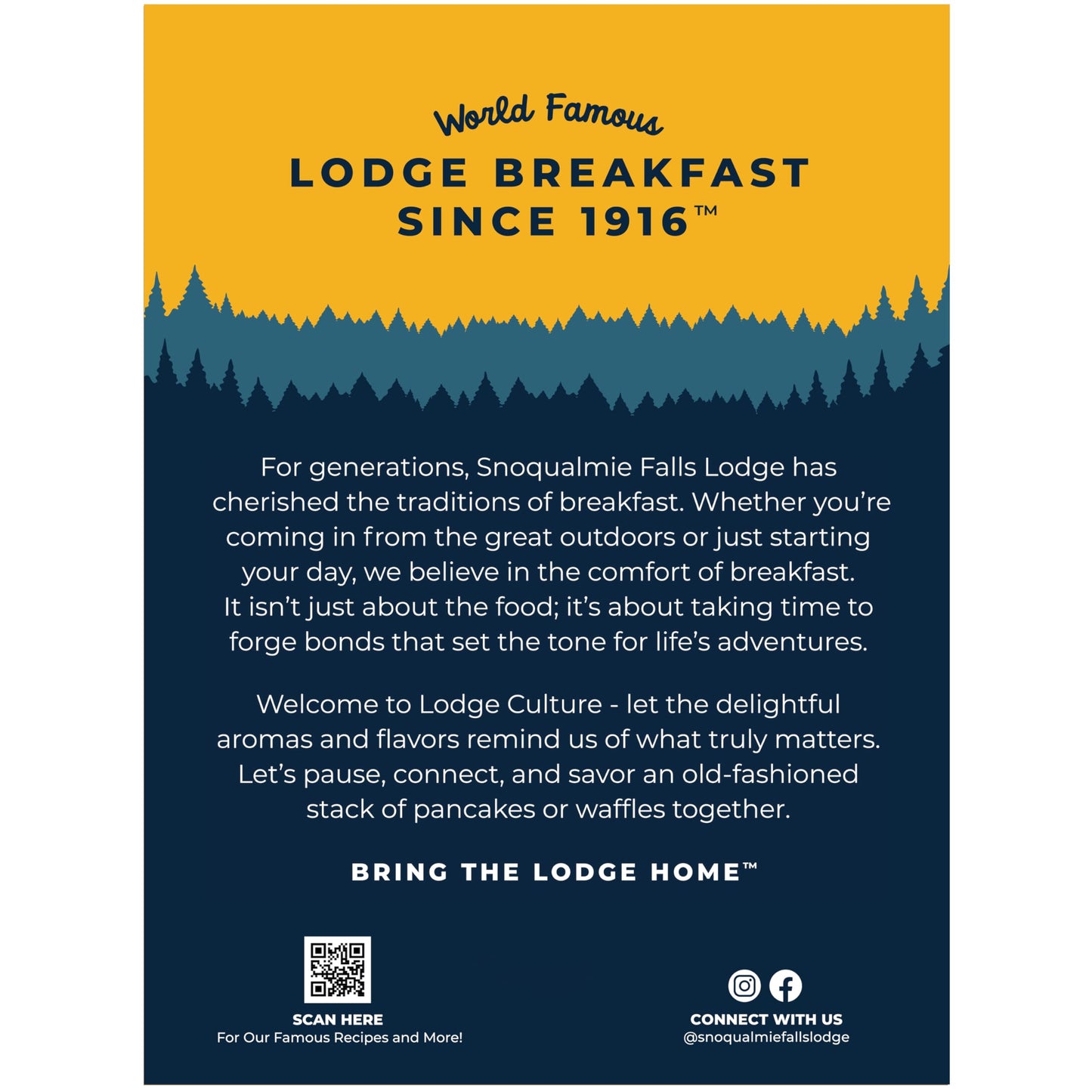 Snoqualmie Falls Lodge Old Fashioned Pancake & Waffle Mix, 24 OZ (Pack of 1)
