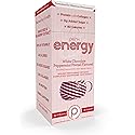 Perk Energy Drink Mix (White Chocolate Peppermint Pretzel) 10 Stick Packs - Caffeinated Healthy Coffee Alternative with Protein, 100mg of Caffeine