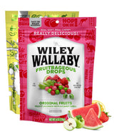 Wiley Wallaby Licorice Candy Drops | Sourrageous and Fruitrageous Drops | 6 Ounce | 2 Pack