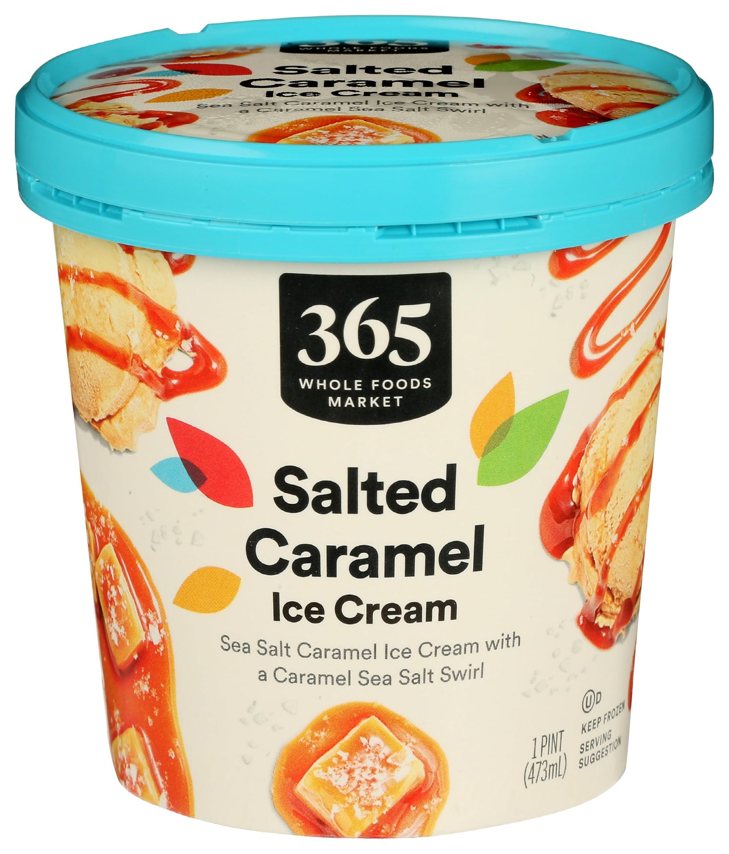 365 by Whole Foods Market Salted Caramel Ice Cream, 1 PT