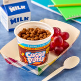 Cocoa Puffs, 25% Less Sugar Cereal Single Serve Cups, 60 Ct, 7.5 lb Case