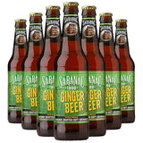 Saranac World Famous Hand-Crafted Ginger Beer Soda Soft Drink, 12 fl oz (12 Glass Bottles)
