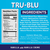 Tru-Blu Vanilla Cookies with Vanilla Creme | No artificial ingredients | No High Fructose Corn Syrup | Made in the USA | 12 Ounce (Pack of 3)