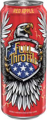 Full Throttle Red Apple: Hard-Working Energy Drink. 16 Fl oz (Pack of 15)