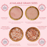 LA Salt's Kashmir Pink® Himalayan Salt, Powder Grain (0.1-0.3mm), 55 Pound Bulk Bag