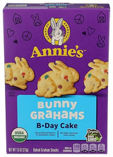Annie's Organic Birthday Cake Bunny Graham Kids Snacks, 7.5 oz