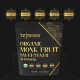 Organic Monk Fruit Extract Powder, Pure Monk Fruit Sweetener No Erythritol, Monkfruit Sweetener Pure Goodness, Monk Fruit Sugar Substitute, Monk Fruit