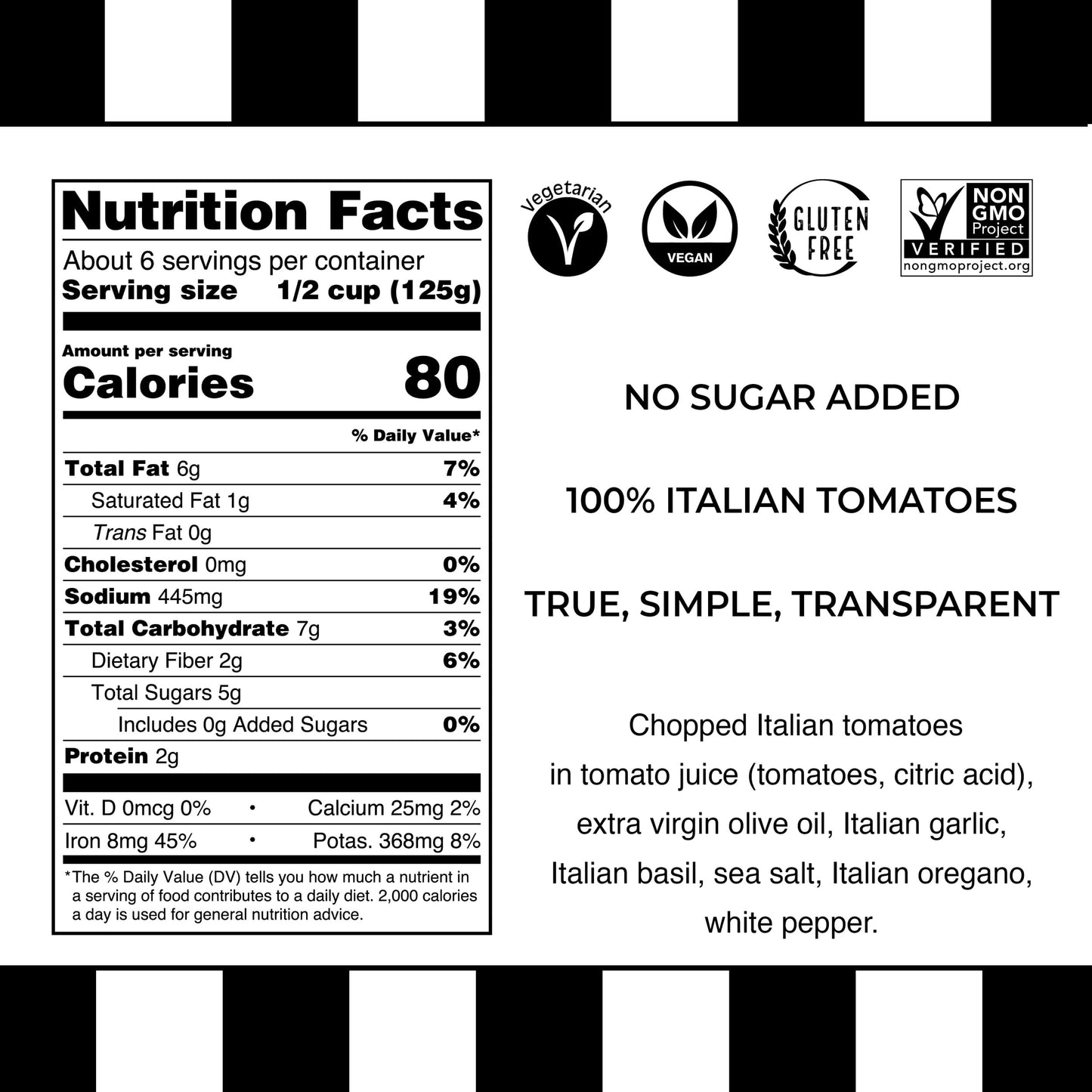 Italians Do It Better Garlic'issimo Garlic Marinara Pasta Sauce - Authentic Italian Tomatoes with Basil, Garlic, Oregano & White Pepper - No Sugar