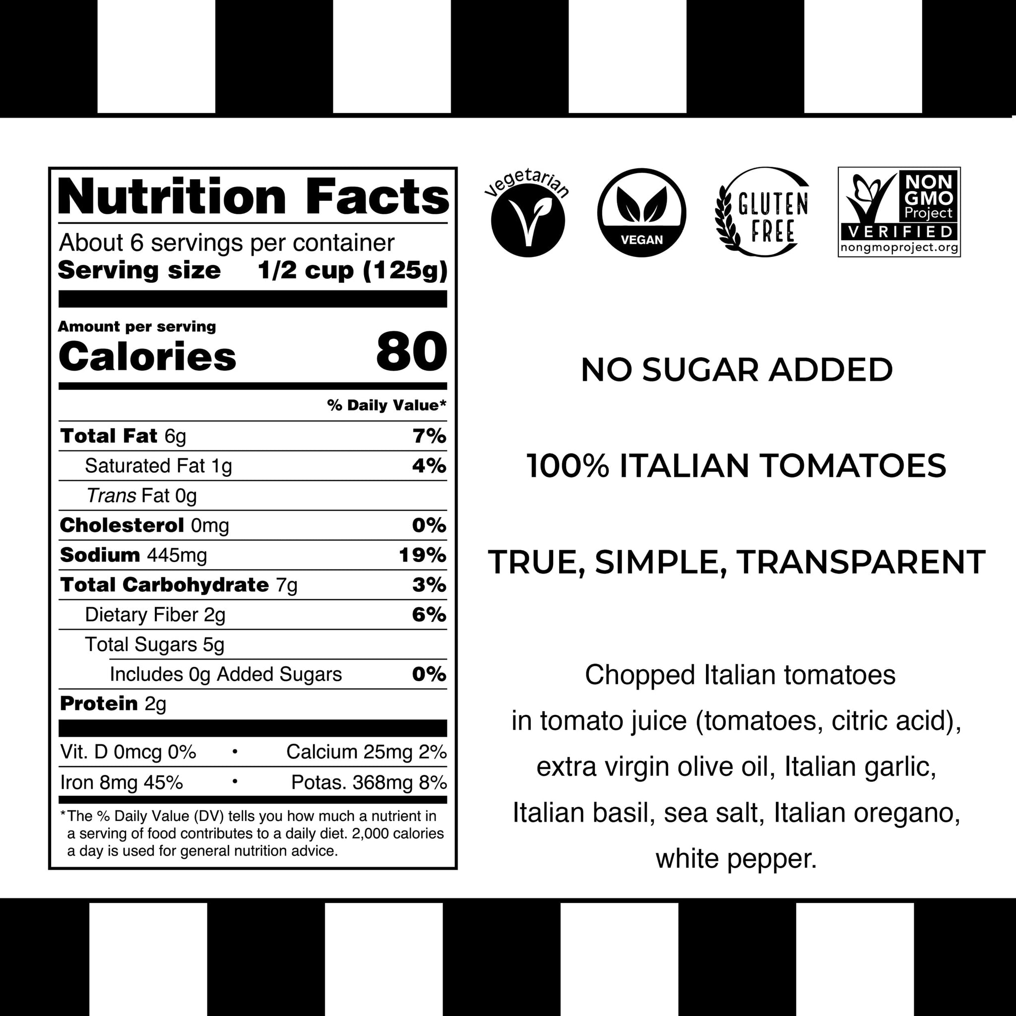 Italians Do It Better Garlic'issimo Garlic Marinara Pasta Sauce - Authentic Italian Tomatoes with Basil, Garlic, Oregano & White Pepper - No Sugar