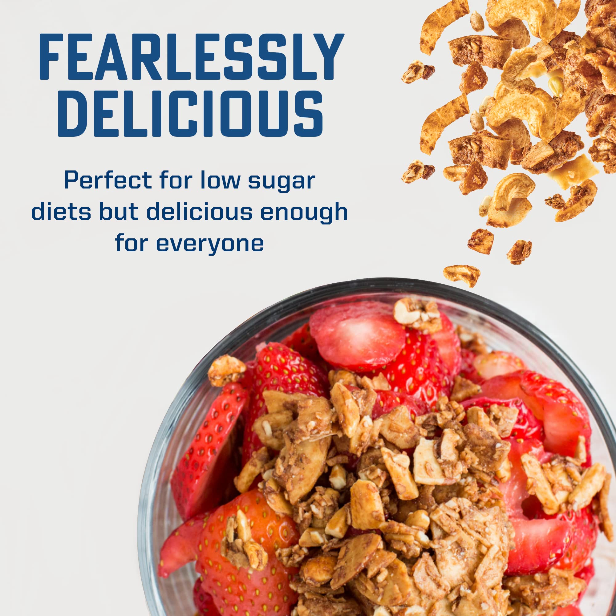 B. Fine Foods Grain-Free Crunchy Granola Snack of Coconut, Saba Chips & Premium Nuts - UnGranola Dark Chocolate - Zero-Refined Sugar, Gluten-Free