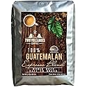 Two Volcanoes Whole Bean Coffee - 5 Lbs - Guatemalan Dark Roast Espresso Blend From Rare Gourmet Coffee Beans. Get The Kick, Enjoy the Smoothness!