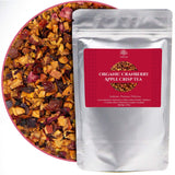 Organic Cranberry Apple Crisp Tea 50 g / 1.75 oz | Certified 100% Organic | Caffeine-Free, Source of Vitamins and Antioxidants| All Natural Luxury