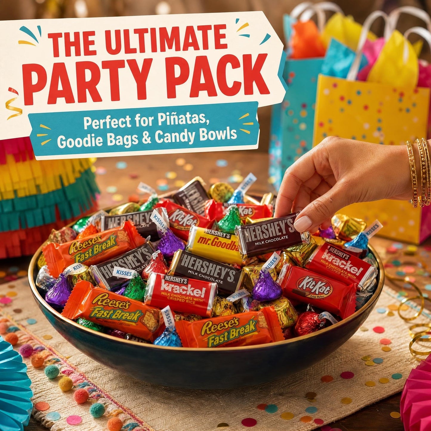 Big Mama Candy Chocolate Variety Pack 3 lb Bulk Mini Bars