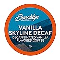 Brooklyn Beans Coffee Pods, Vanilla Skyline Decaf - Compatible with Keurig K Cup Brewers Including 2.0 Machines, 40 Count, Smooth and Creamy Vanilla