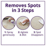 FOLEX - Professional Carpet Cleaner Spray 34 oz - Pet Stain Removal - Instant Stain Removal - No Rinsing Required - Safe for Pets - Works on All