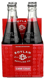 Boylan, Soda Cane Cola, 12 Fl Oz, 4 Pack