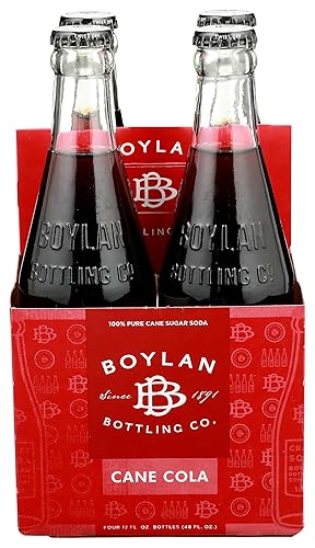 Boylan, Soda Cane Cola, 12 Fl Oz, 4 Pack