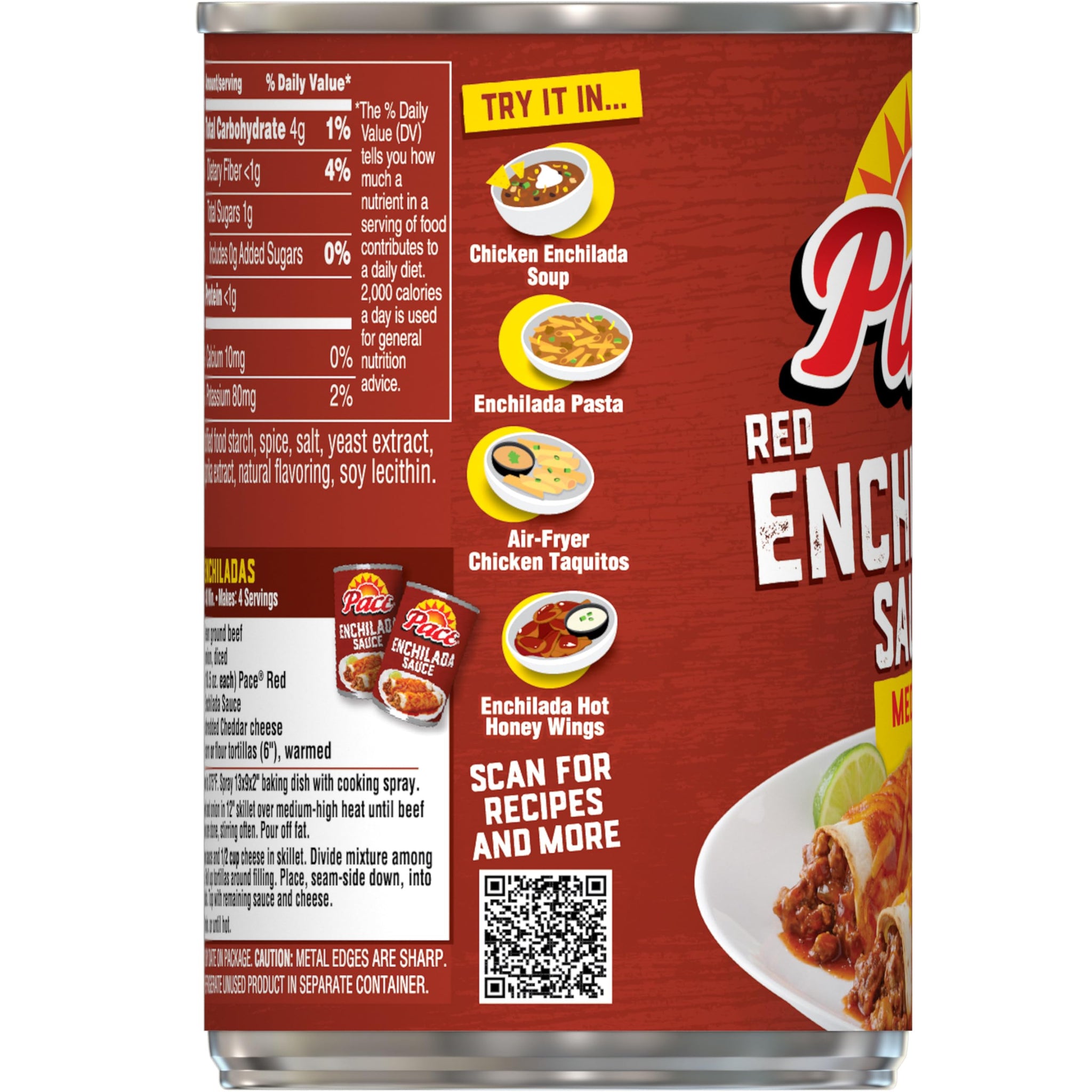 Pace Medium Red Enchilada Sauce, 10.5 oz Can