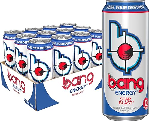 Bang Energy Star Blast, Sugar-Free Energy Drink, 16 Ounce