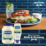 Best Foods Mayonnaise Dressing Avocado Oil Simple Pleasure with Good Fats, Rich in Vitamin E 11.5 Fl Oz
