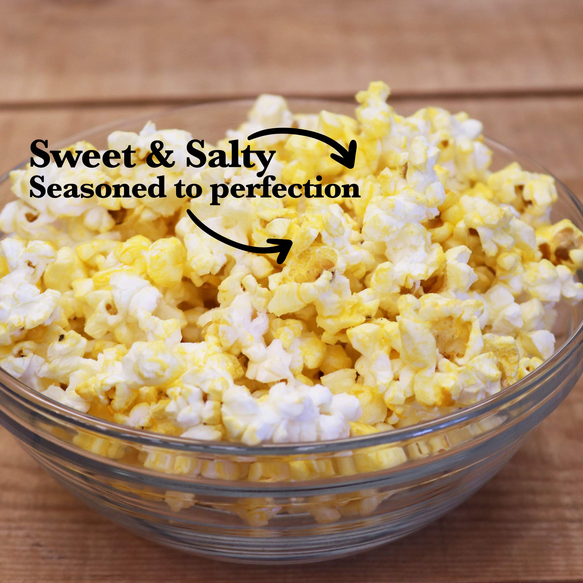 ASS KICKIN’ Kettle Corn Microwave Popcorn - 12 Pack - Ultimate Sweet Gourmet Gift - Try if you dare!