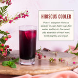 Banyan Botanicals Hibiscus Powder - Organic Hibiscus sabdaiffa - For Refreshing Hibiscus Tea - Supports Healthy Hair & Skin* - 1 lb. - Non-GMO