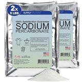 Supply Masters Sodium Percarbonate Powder 2 Pack (10 lbs Total) - Oxygen Bleach Alternative & Stain Remover - Multi-Purpose Cleaner for Laundry