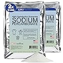Supply Masters Sodium Percarbonate Powder 2 Pack (10 lbs Total) - Oxygen Bleach Alternative & Stain Remover - Multi-Purpose Cleaner for Laundry
