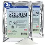 Supply Masters Sodium Percarbonate Powder 2 Pack (10 lbs Total) - Oxygen Bleach Alternative & Stain Remover - Multi-Purpose Cleaner for Laundry