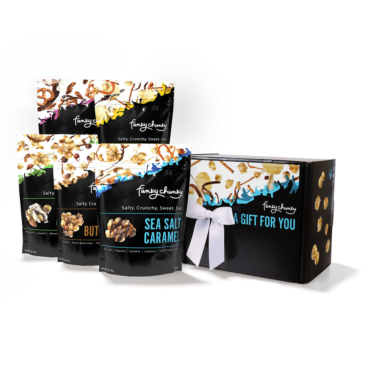 Funky Chunky | Tasting Kit 2 oz Gift Box | Gourmet Popcorn Gift