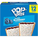 Pop-Tarts Toaster Pastries, Breakfast Foods, Kids Snacks, Frosted Blueberry (12 Pop-Tarts)