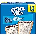 Pop-Tarts Toaster Pastries, Breakfast Foods, Kids Snacks, Frosted Blueberry (12 Pop-Tarts)