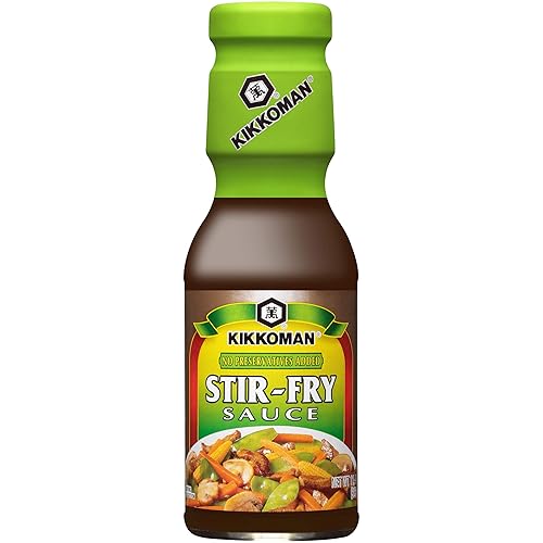 Kikkoman Preservative Free Stir Fry Sauce Marinades and Sauce, 11.4 oz