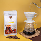Buon Me Coffee Robusta & Arabica Blend Roasted Ground Coffee, Medium Roast, Smooth & Bold Vietnamese Coffee, 17.6oz Bag (Pack of 1)